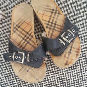 Burberry Black Women's Slide Sandals